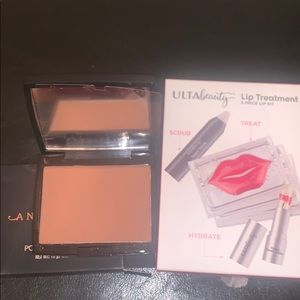 ABH bronzer in cappuccino and Ulta lip kit
